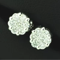 CLASSICA Little Flower Diamond Earrings - Antonio Roccabella Jewellery