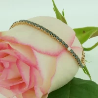Bracelet Eternity Diamants Noir et Blanc 8.28 carats - Antonio Roccabella Jewellery