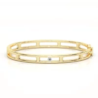 Bracelet Inkas en or jaune Diamant 0.10 - Antonio Roccabella Jewellery
