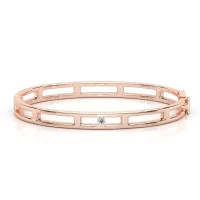Bracelet Inkas en or rose Diamant 0.10 - Antonio Roccabella Jewellery