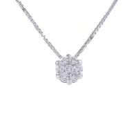 Pendentif Petite Fleur Diamant - Antonio Roccabella Jewellery