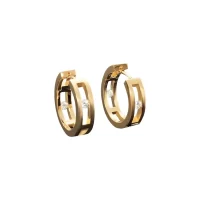 Boucles d’oreilles rondes Inkas avec Diamants en or rose - Antonio Roccabella Jewellery